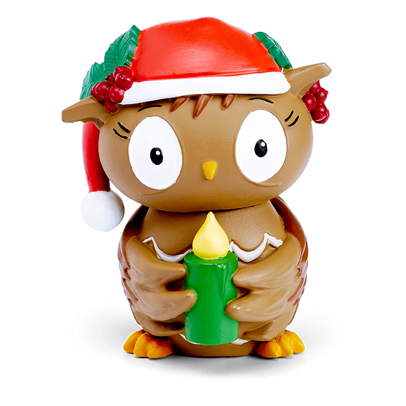 Tonie-Figur Eule feiert Weihnachten | Hörspielfigur | Magnethaftend | handbemalt | integrierter NFC-Chip | Kunststoff | Mehrfarbig | Für Kinder