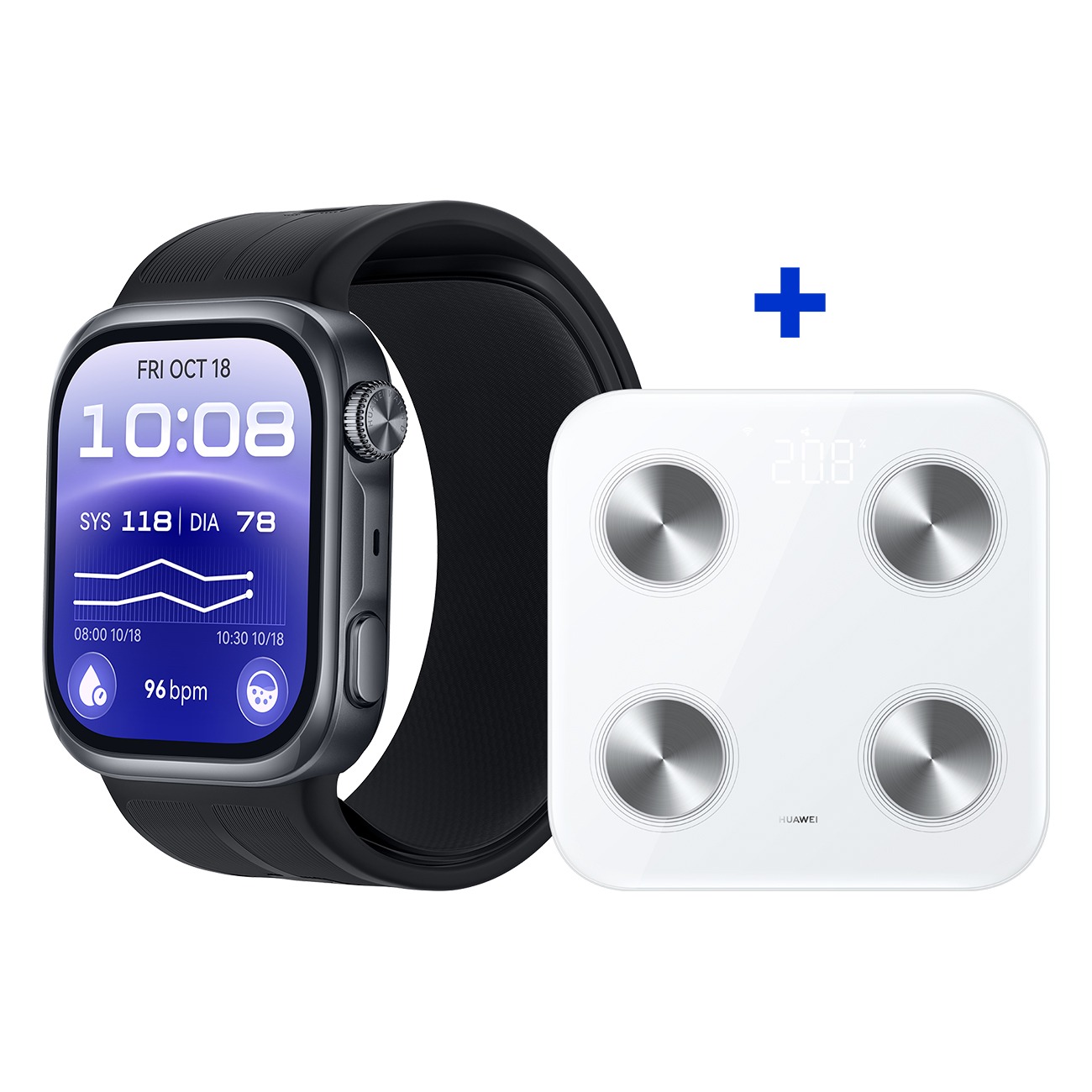 Huawei Watch D3 Smartwatch mit Blutdruckmessung inkl. Scale 3 Waage 1 St - Image 2