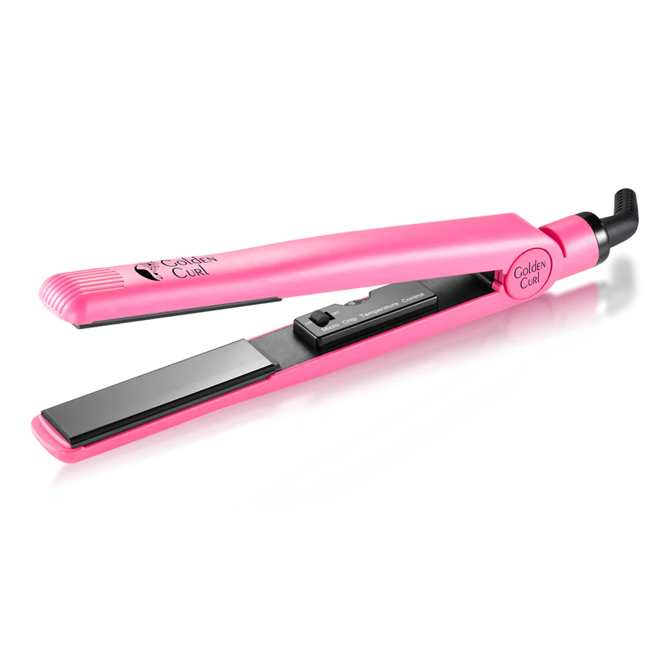 Golden Curl GL829 The Pink | Glätteisen | Zuverlässig & Langlebig | Entwickelt für alle Haartypen | Negativ-Ionen-Technologie