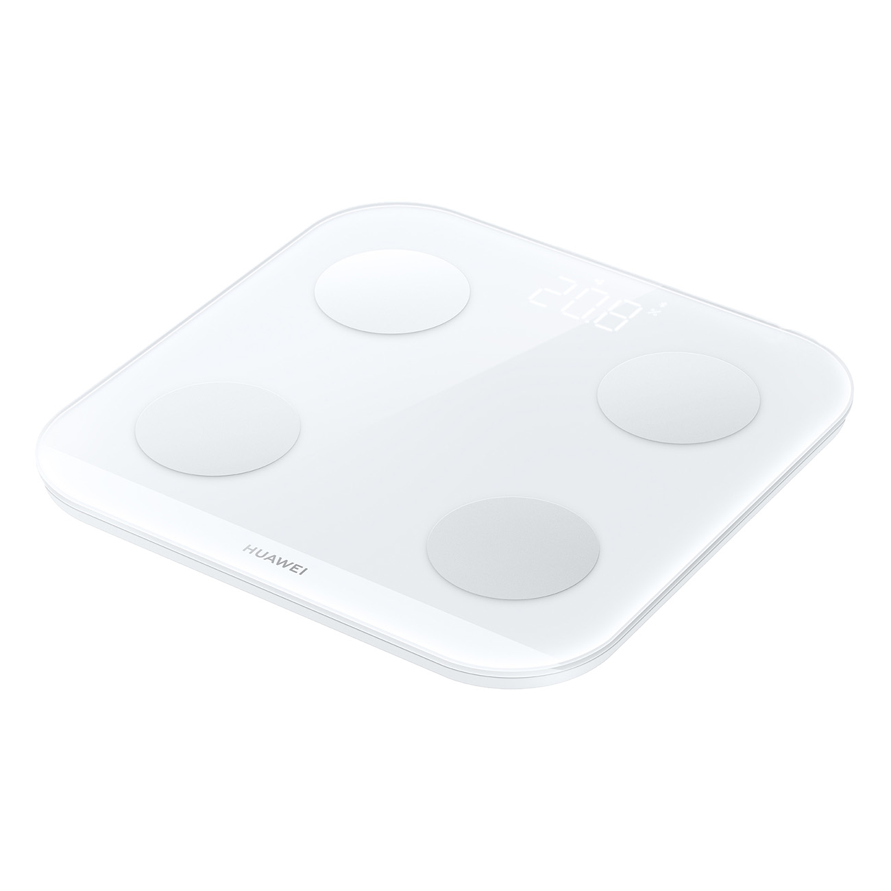 Huawei Scale 3 Bluetooth Edition, Elektronische Personenwaage, 150 kg, Weiß, kg, Quadratisch, Gehärtetes Glas - Image 2