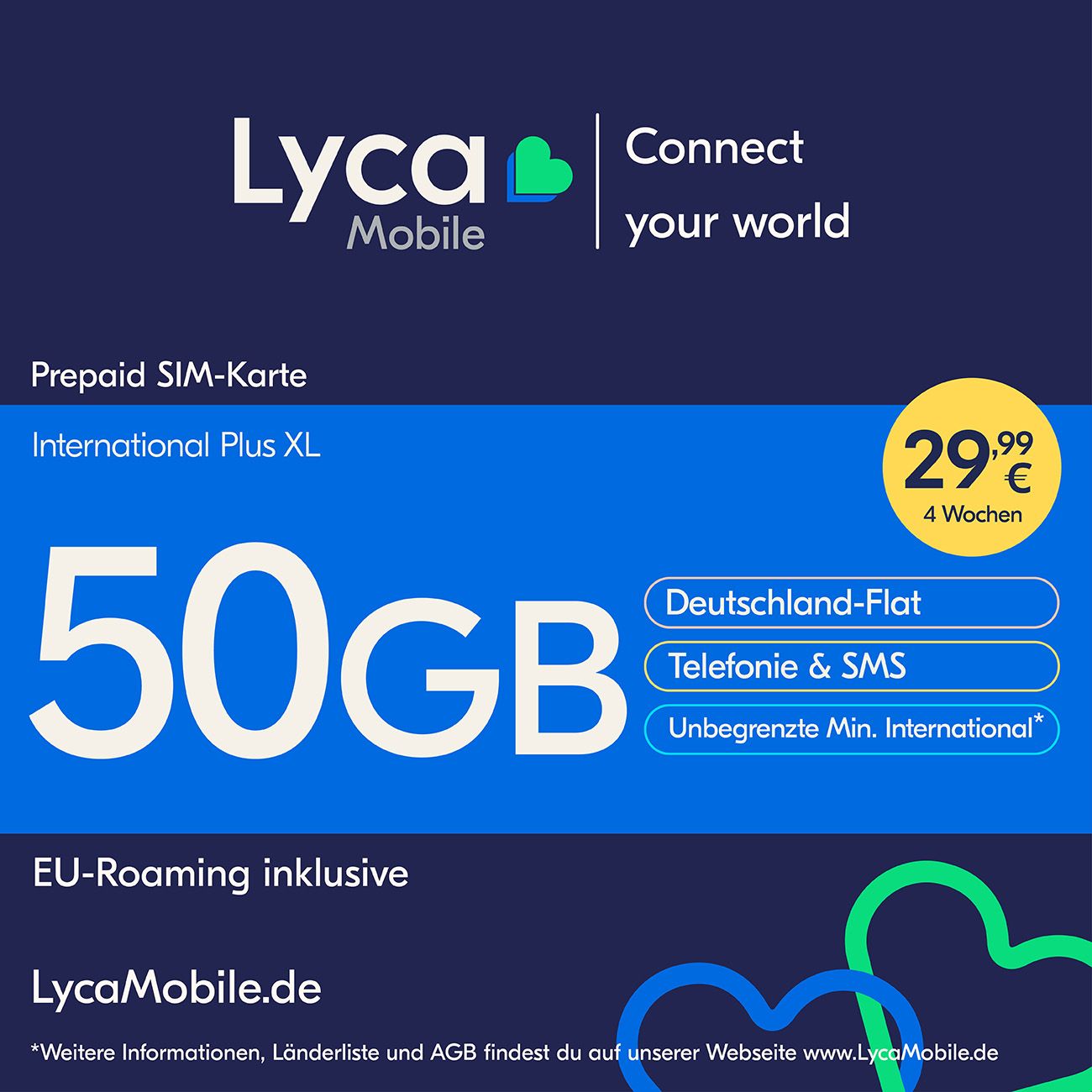 Lyca Mobile Prepaid Sim Karte ohne Vertrag  Online kaufen