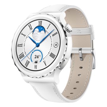 Watch GT 3 Pro 43mm White Leather
