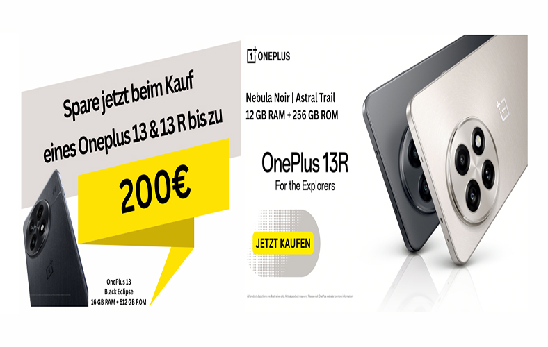 OnePlus 13 &13R Aktion